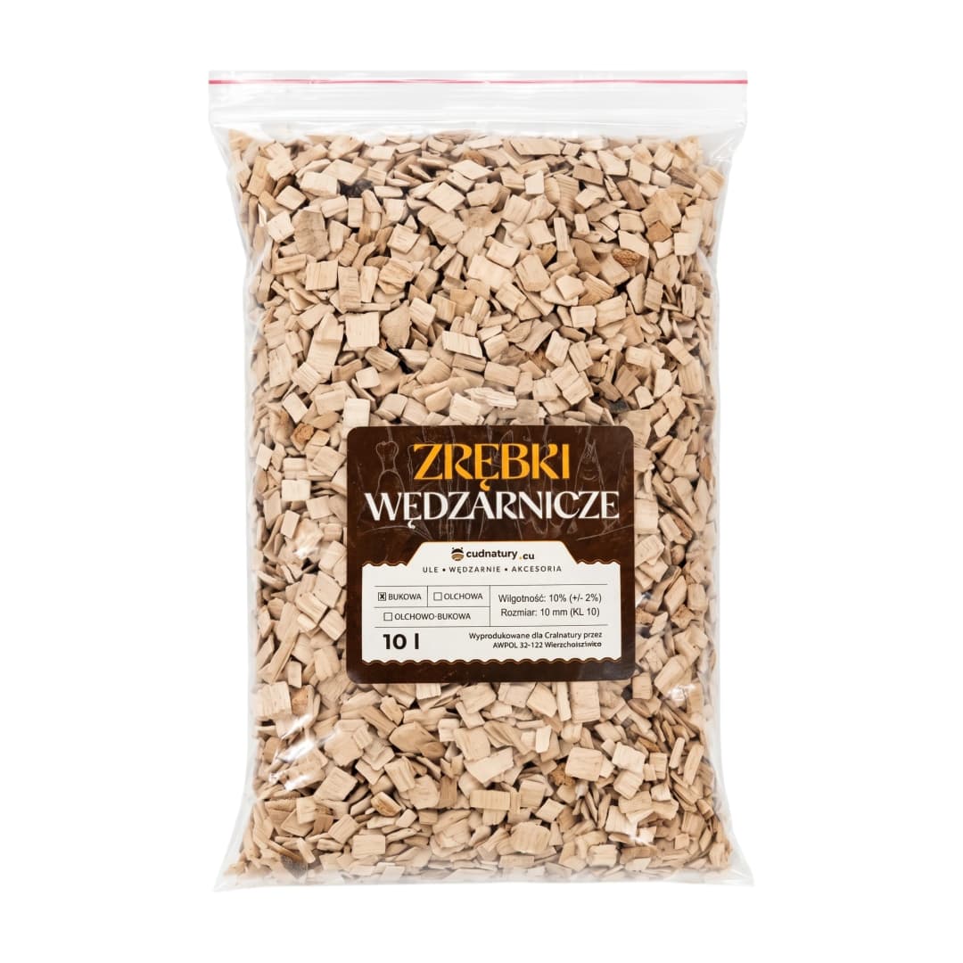 Zrębki wędzarnicze olchowo-bukowe – 10 litrów