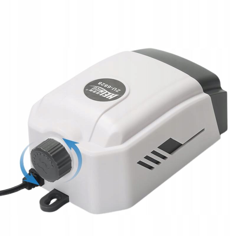 Napowietrzacz do akwarium pompka membranowa brzeczyk hel mizu 600 l h